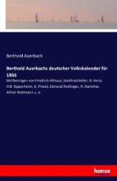 Cover von Berthold Auerbachs deutscher Volkskalender für 1866