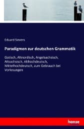 Cover von Paradigmen zur deutschen Grammatik