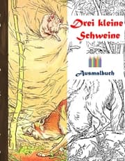 Cover von Drei kleine Schweine (Ausmalbuch)