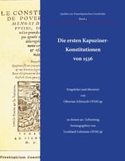 Cover von Die ersten Kapuziner-Konstitutionen von 1536