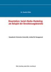 Cover von Social-Media-Marketing am Beispiel der Versicherungsbranche