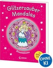 Cover von Glitzerzauber-Mandalas - Prinzessinnen