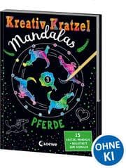 Cover von Kreativ-Kratzel Mandalas - Pferde