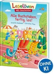 Cover von Leselöwen ABC-Geschichten - Alle Buchstaben, fertig, los!