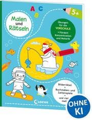 Cover von Malen und Rätseln - Übungen für die Vorschule