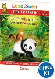 Cover von Leselöwen Lesetraining 1. Klasse - Ein Panda in der Dschungelschule