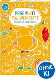Cover von Meine bunte Mal-Werkstatt - Malblock für kleine Künstler - Nilpferd