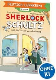 Cover von Deutsch-Lernkrimi - Sherlock Schultz und die Torten-Verschwörung