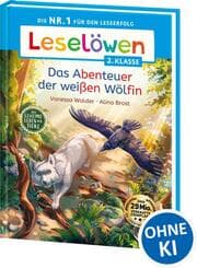 Cover von Leselöwen - Das Abenteuer der weißen Wölfin