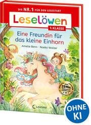 Cover von Leselöwen - Eine Freundin für das kleine Einhorn