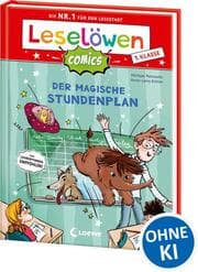 Cover von Leselöwen Comics - Der magische Stundenplan
