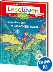 Cover von Leselöwen Comics - Entführung im Drachenwald