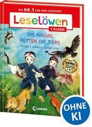 Cover von Die Ninjas retten die Tiere - Großbuchstabenausgabe