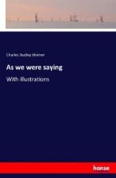Cover von As we were saying