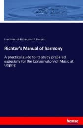 Cover von Richter's Manual of harmony