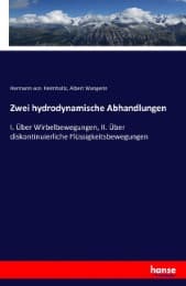 Cover von Zwei hydrodynamische Abhandlungen
