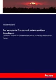 Cover von Der kanonische Process nach seinen positiven Grundlagen