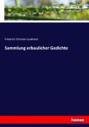 Cover von Sammlung erbaulicher Gedichte