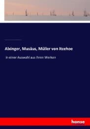 Cover von Alxinger, Musäus, Müller von Itzehoe