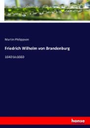 Cover von Friedrich Wilhelm von Brandenburg