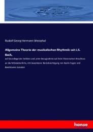 Cover von Allgemeine Theorie der musikalischen Rhythmik seit J.S. Bach,