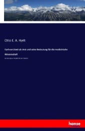 Cover von Carl von Linné als Arzt und seine Bedeutung für die medicinische Wissenschaft