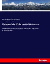 Cover von Mathematische Werke von Karl Weierstrass