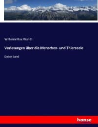 Cover von Vorlesungen über die Menschen- und Thierseele
