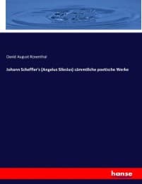 Cover von Johann Scheffler's (Angelus Silesius) sämmtliche poetische Werke