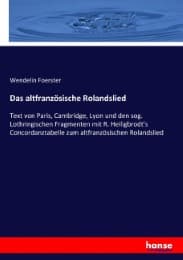 Cover von Das altfranzösische Rolandslied