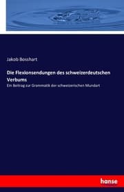 Cover von Die Flexionsendungen des schweizerdeutschen Verbums