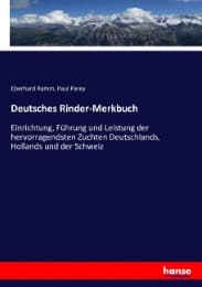 Cover von Deutsches Rinder-Merkbuch