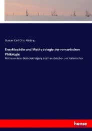 Cover von Enzyklopädie und Methodologie der romanischen Philologie