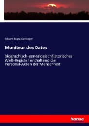 Cover von Moniteur des Dates