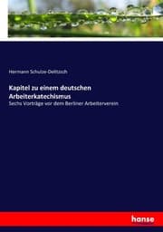 Cover von Kapitel zu einem deutschen Arbeiterkatechismus