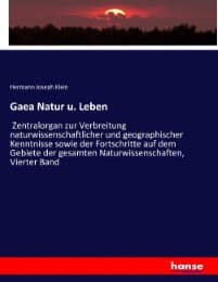 Cover von Gaea Natur u. Leben