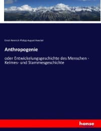 Cover von Anthropogenie