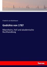 Cover von Gedichte von 1787