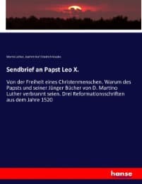 Cover von Sendbrief an Papst Leo X.