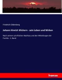 Cover von Johann Hinrich Wichern - sein Leben und Wirken