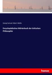 Cover von Encyclopädisches Wörterbuch der kritischen Philosophie