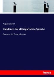 Cover von Handbuch der altbulgarischen Sprache