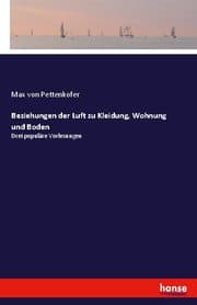 Cover von Beziehungen der Luft zu Kleidung, Wohnung und Boden