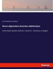 Cover von Neues allgemeines deutsches Adelslexikon