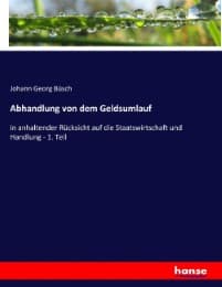 Cover von Abhandlung von dem Geldsumlauf