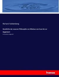 Cover von Geschichte der neueren Philosophie von Nikolaus von Kues bis zur Gegenwart