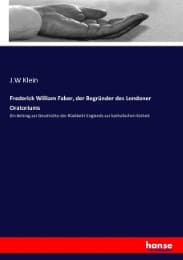 Cover von Frederick William Faber, der Begründer des Londoner Oratoriums