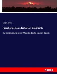 Cover von Forschungen zur deutschen Geschichte