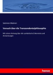 Cover von Versuch über die Transzendentalphilosophie