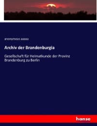 Cover von Archiv der Brandenburgia